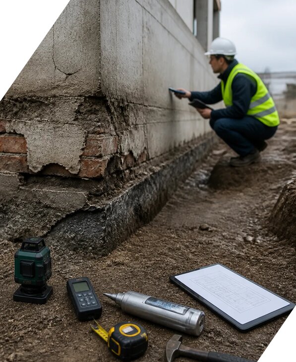 Обследование фундаментов в Боровичах от 10423 р. | ЭкспертизаРоссия